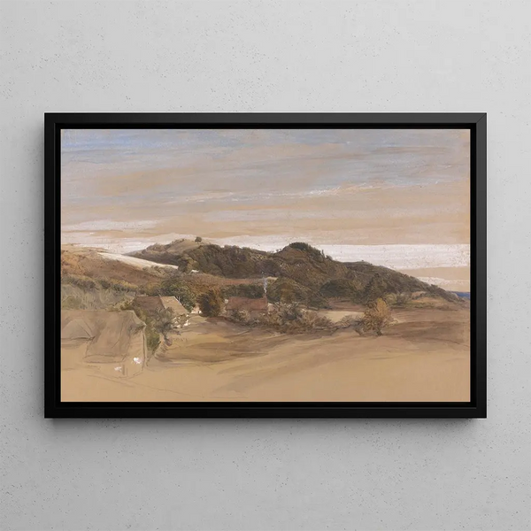 Samuel Palmer - Underriver Hills near Sevenoaks Kent from the Grounds of J Herries Esq.webp