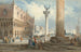 Vue du Palais des Doges vers la Riva degli Schiavoni, Venise - Samuel Prout — weergave van het kunstwerk