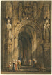 Interieur van een kathedraal - Samuel Prout — weergave van het kunstwerk