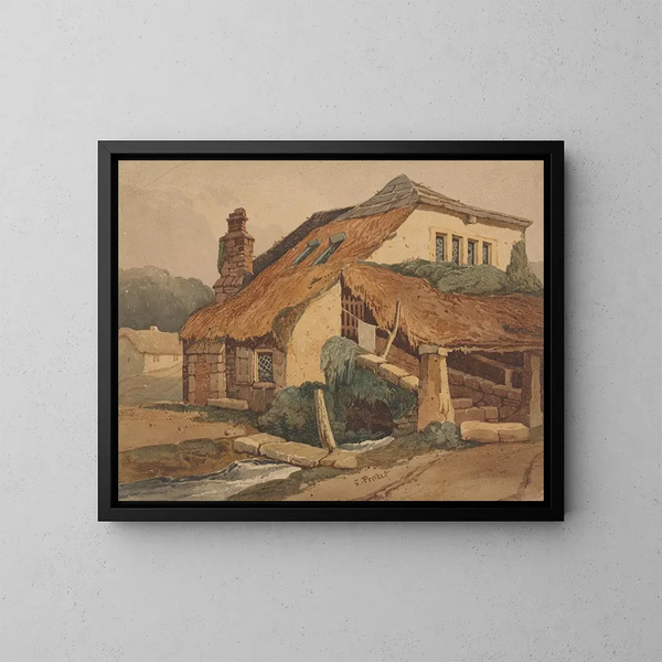 Kingsteignton, Devon - Samuel Prout — ingelijst kunstwerk aan de muur