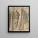 Pairs dans leurs robes - Samuel Shelley — ingelijst kunstwerk aan de muur