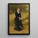 Dame en noir - Samuel Sidley — ingelijst kunstwerk aan de muur
