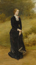 Dame en noir - Samuel Sidley — weergave van het kunstwerk