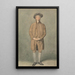 M. Mathews as Matthew Daw in L'école des amis - Samuel de Wilde — framed artwork on a wall