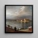 San Cristoforo, San Michele en Murano vanaf de Fondamenta Nuove in Venetië - Canaletto — ingelijst kunstwerk aan de muur