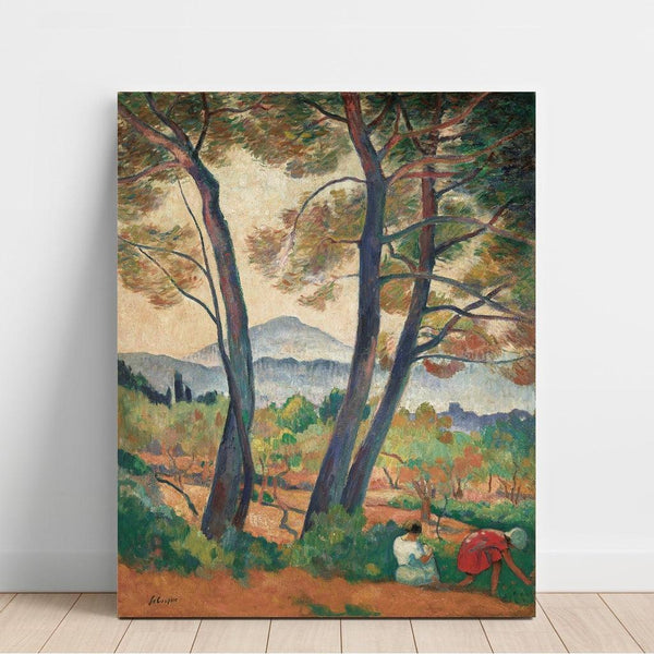 Sanary, Vue sur le Cap Sicié - Henri Lebasque | Reproduction Tableau Décoration murale affiche copie