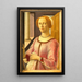 Portret van Smeralda Bandinelli - Sandro Botticelli — ingelijst kunstwerk aan de muur