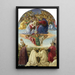 Het kroning van de Maagd - Sandro Botticelli — ingelijst kunstwerk aan de muur