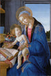 La Vierge à l'Enfant, La Madone du livre - Sandro Botticelli — weergave van het kunstwerk