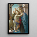 La Vierge à l'Enfant avec un ange - Sandro Botticelli — ingelijst kunstwerk aan de muur