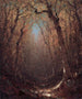 Autumn a woodland path - Sanford Robinson Gifford — artwork view