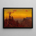 van de Shawangunk-bergen - Sanford Robinson Gifford — ingelijst kunstwerk aan de muur