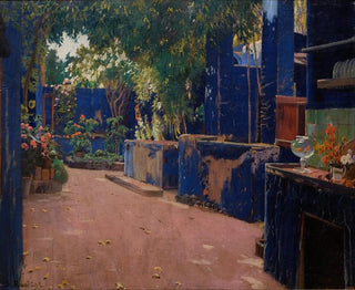 Santiago Rusiol - Blue Courtyard Arenys de Munt.webp