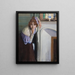 Lachend meisje - Santiago Rusiñol — ingelijst kunstwerk aan de muur