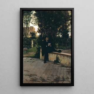 Santiago Rusiol - Senyor Quer In The Garden.webp