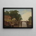 Landschap - Sarah E Harvey — ingelijst kunstwerk aan de muur