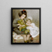 Peigner Teddy - Sarah McGregor — ingelijst kunstwerk aan de muur