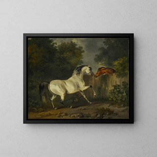 Sawrey Gilpin - Two Horses By A Fence.webp