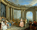 Het menuet - Sébastien Leclerc le Jeune — weergave van het kunstwerk
