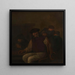 van een herberg scène - Egbert Van Heemskerck — ingelijst kunstwerk aan de muur