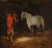Stal scène Titel stal - Eugène Lami — weergave van het kunstwerk