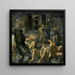 Scene of the Destruction of Messina - Max Beckmann — framed artwork on a wall