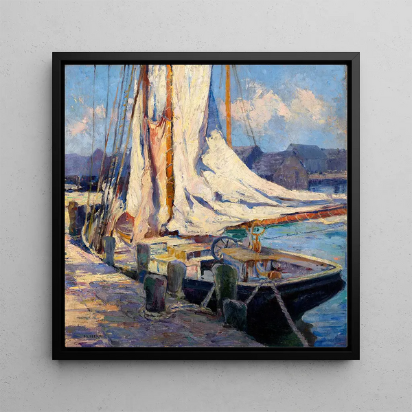 Scène de quai à Gloucester - Bertha Eversfield Perrie