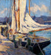 van Gloucester dokscène - Bertha Eversfield Perrie — weergave van het kunstwerk