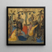 Scènes de la Passion du Christ: Le Crucifixion, panneau central - Andrea Vanni | Reproduction — ingelijst kunstwerk aan de muur