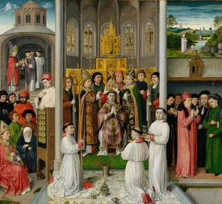 Scènes de la vie de Saint Augustin d'Hippone - Maître de Saint Augustin