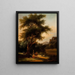 van Bergers au sanctuaire d'Artémis - École de Claude Lorrain — ingelijst kunstwerk aan de muur
