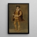 Portrait en pied van een jongen - Ecole de Crémone — ingelijst kunstwerk aan de muur
