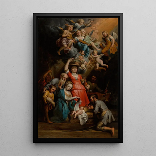 School of Theodoor van Loon - The Adoration of the Shepherds.webp