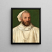 Portret van een monnik - School van Verona — ingelijst kunstwerk aan de muur
