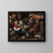 Groenteboeren - School van Willem Pieterszoon Buytewech — ingelijst kunstwerk aan de muur