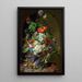 Flower Still Life Painting - Sebastian Wegmayr — framed artwork on a wall