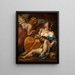 Agar en Ismaël gered door de engel - Sebastiano Ricci — ingelijst kunstwerk aan de muur