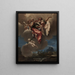 Study for the Apotheosis of a Saint for San Bernardino dei Morti Milan - Sebastiano Ricci — framed artwork on a wall