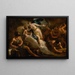 Venus in Vulcan's Forge - Sebastiano Ricci — framed artwork on a wall