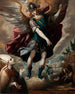 van Sint-Michiel en de Stier - Sebastián López de Arteaga — weergave van het kunstwerk
