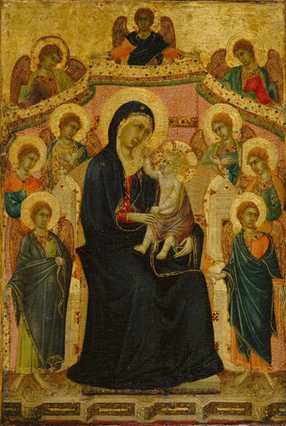 Segna di Buonaventura - Madonna and Child with Nine Angels.webp