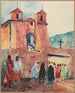 Kerk Rancho de Taos - Selden Connor Gile — weergave van het kunstwerk