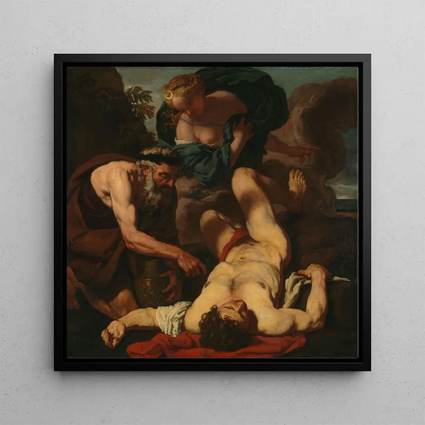 Séléné et Endymion - Johann Carl Loth