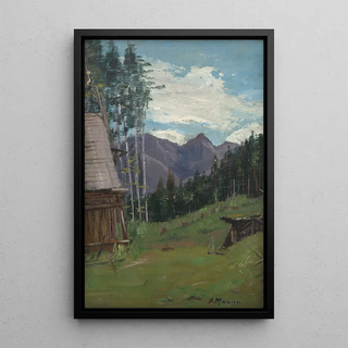 Serafin Maurer - Blick in die Berge bei Radmer in der Obersteiermark.webp