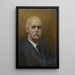 Self-portrait Painting - Serafin Maurer — framed artwork on a wall
