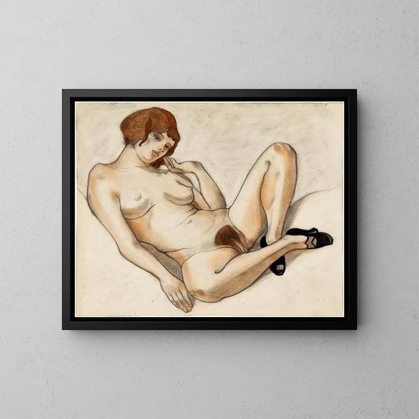 Nu - Sergey Yurievich Sudeikin — ingelijst kunstwerk aan de muur