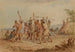 Frapper le poteau - Seth Eastman — weergave van het kunstwerk