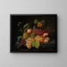 Natuurschilderij van fruit met een vlinder - Severin Roesen — ingelijst kunstwerk aan de muur