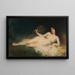 Woman with Fan - Severo Rodríguez Etchart — framed artwork on a wall