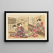van geselecteerde meesterwerken van de Ukiyo-e school Pl05 - Shinichi Tajima — ingelijst kunstwerk aan de muur